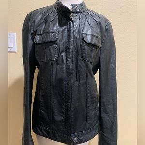 Caslon Leather Jacket Size L
